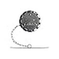 thumbnail image 2 of Road King Truck Parts 3 1/2” Nominal 8 TPI Non-Locking Aluminum Diesel Fuel Cap, 2 of 4
