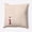 Cranberry, variant on Simply Daisy 16" x 16" Modern Monogram Indoor/Outdoor Polyester Throw Pillow, Cranberry