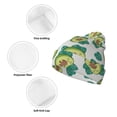 thumbnail image 3 of Susaid Avocado Sleeping Print Winter Beanie for Men Women, Lined Beanie Soft Warm Knit Hat Ski Cuffed Cap, 3 of 6