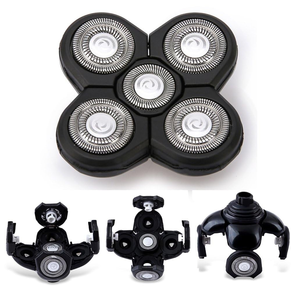3PCS Shaver Replacement Blades for Head Shaver, for Bald Men, Head and Face Electric Razor Shaver Heads