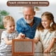 thumbnail image 4 of Wooden Cash Vault for Kids & Adults - Reusable Money Saving Box with Countdown Timer & 5000 Goal, 4 of 5
