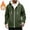 B_ Green, variant on Mwjwdo Oversized Fleece Lined Jackets for Men Winter Zip Up Long Sleeve Hooded Coats Casual Warm Thermal Outwear with Pockets White XL