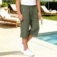 thumbnail image 5 of CONZONE Kids Boys Capri Pants Wide Leg Casual Pants for Child Elastic Waist Drawstring Back To School Athletic Jogger Pants with Pockets, 5 of 7