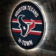 thumbnail image 5 of Houston Texans 15" Round LED Lit Wall Sign, 5 of 5