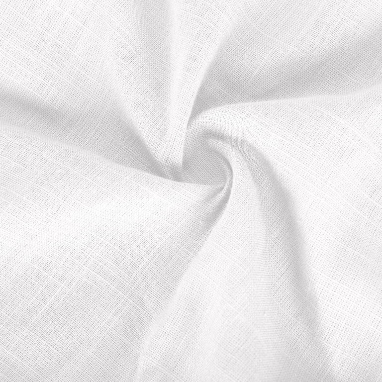 Posijego, White Button Down Shirt Women, XL, Collared Linen Top ...