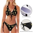 thumbnail image 3 of Dreamtimes Cartoon Baseball Two Piece Swimsuits Bathing Suit Triangle Bikini Set, Medium, 3 of 7