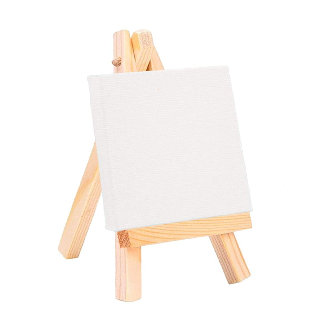 WLPZXP 10Pcs Mini Wooden Easel. Natural Craft for Business Card, Displaying Photos,