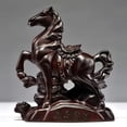 thumbnail image 6 of Horse Statue, Small Wooden Figurine for 2026 Chinese New Year, Feng Shui Office Desk Decor for Wealth Luck, Zodiac Animal Sculpture Home Tabletop Ornament (Orange) Home Decor, 6 of 6