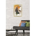 thumbnail image 2 of Star Wars: The Mandalorian - Mando And The Child Walking Wall Poster, 14.725" x 22.375", Framed, 2 of 5
