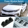 thumbnail image 2 of Interruptor de ventana eléctrica único para el lado del conductor delantero para Kia Optima 2006-2010 en negro, 2 of 7