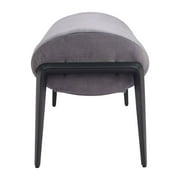 Glatt Bench Gray Bench, Modern Style, Seats up to 2, Plywood, Indoor Living