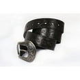 thumbnail image 2 of Becaristey Ceinture Style Western Vintage Matériaux et Styles Exquis Durables Fleurs Rondes Noir 110cm 1Ensemble, 2 of 6
