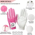 thumbnail image 3 of FINGER TEN Womens Golf Glove Right Handed Golfer Left Hand Rain Grip Hot Wet All Weather Value 1 Pair Both Hands, Golf Gloves Durable Breathable Soft Flexible Gift for Ladies Girls Women, 3 of 6