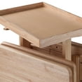 thumbnail image 5 of Winsome Isabelle 6-Piece Snack Tray Set with Removable Serving Tray, Natural Finish, 5 of 11
