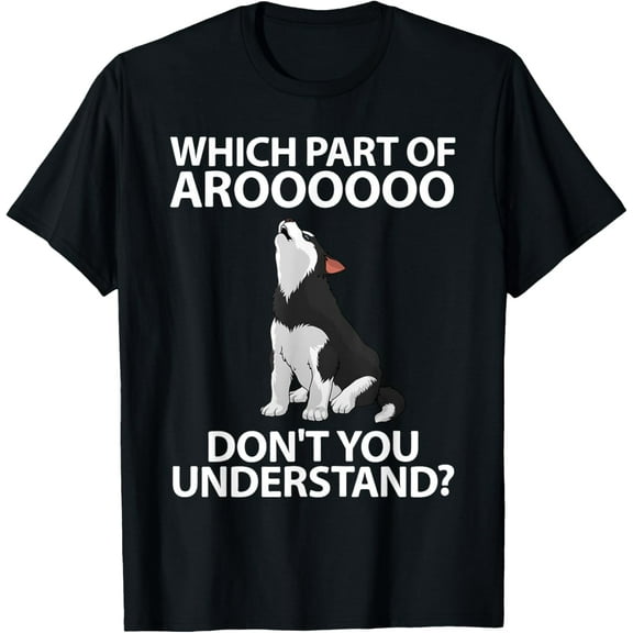 Funny Siberian Husky For Men Women Puppy Dog Huskies Lover Funny Creative Graphic T-Shirt