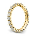 thumbnail image 4 of 14k Polished Size 7 U-Shared Prong 2 carat Diamond Complete Eternity Band, 4 of 6