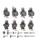 thumbnail image 1 of 8 Figuras de Guerreros Medievales Minifiguras Bloques de Construcción, Set de Acción Coleccionable Enano, Kit de Decoración de Pasteles para Niños y Adultos, 1 of 10