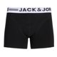 thumbnail image 2 of JACK&JONES Boxers para hombre, pack de 7 - JACKSENSE TRUNKS, algodón elástico, con logotipo, lisos Negro 2XL (XX-Large), 2 of 6