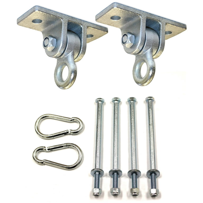  Swing Set Hangers for 4x6 Swing Beam - Zinc Plated 3/8 (1  Pair) (6 Long) : Toys & Games