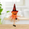 Yolmart Doll Charm Pumpkin Witch Doll Eif Doll Scary Cat Novelty Funny