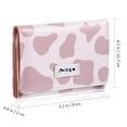 thumbnail image 4 of SHISUYAN Fashion Wallet Pink Tri Folded For Women Travel 1Pcs 4.2X3.3In, 4 of 8