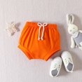 thumbnail image 6 of Lovskoo 0-24Months Baby Clothes 3 Piece Happy Easter Outfits Embroidered Bunny Candy Color T-Shirt Shorts Hat Suit Toddler Boys Girls Summer Spring Outfits Orange, 6 of 9