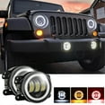 thumbnail image 4 of 4 Inch LED Fog Lights Ring Work Light (Red+Yellow+White), 4 of 5