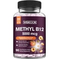 thumbnail image 1 of Suplemento Vitacook de vitamina B12, metilcobalamina, 5000 mcg, 90 tabletas, 1 of 9