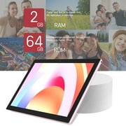 Android Tablet 10 inch Tablet, 64GB Storage Tablets, Android 14 Tablet, 1TB Expand, 8MP Camera, Quad-Core Processor 8GB RAM Wifi 6000MAH Battery 10.1 IPS HD Touch Screen Google Tableta (Pink Tab)