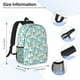 thumbnail image 5 of Easygdp White Geese and Flower Mochila Ligera de 15 Pulgadas para Estudiantes, Mochila Cómoda para la Escuela y Viajes, Correas Ajustables, 5 of 6