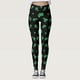 thumbnail image 1 of MKLEKYY Leggings de compresión para mujer, pantalones verdes con estampado de buena suerte de Paddystripes para yoga, correr y gimnasio., 1 of 4
