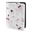 thumbnail image 2 of Rateoe Cute Poodle Dog Pattern Passport Holder Wallet Leather Mulit-purpose Travel Wallet Credit Cards Case ,Passport Cover for Women Men-6.5 in, 2 of 5