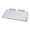 thumbnail image 1 of STORE FIXTURES DIRECT Estante grande para zapatos con listones de acrílico transparente, 6 pulgadas de profundidad x 12 pulgadas de largo, estante de exhibición de plástico plano hecho con estireno de, 1 of 5