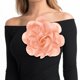 thumbnail image 5 of Broches de flores de rosa extragrande, pines de solapa de 7.87 pulgadas, clip de cabello de gran flor de camelia para mujeres en bodas/baile/ropa/accesorios/fiesta., 5 of 7