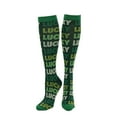 thumbnail image 2 of Unisex Lucky All Over Funny St Patricks Day Compression Socks for Women and Men, 2 of 4