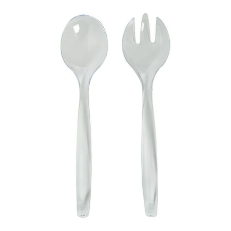 Links Barware Set Fun Express - Clear Plastic Serving Spoon & Fork Set for Wedding - Party Supplies - Serveware & Barware - Serving Utensils - Wedding - 6 Pieces ()