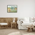 thumbnail image 2 of Stupell Indtries Contemporary Blue Farm Barn Hay Bails Empty Field,30 x 24,Design by Sally Swatland, 2 of 7