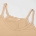 thumbnail image 6 of Women's Plus Size Jumpsuit Stylish Casual Outfit with Double Pockets Comfortable Romper,Beige,XXXXXL, 6 of 6