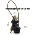 thumbnail image 2 of Anime Car Accessories Of No Face Man Car Pendant Hanging Swing, para Car Rear View Accessories, Office Home Gardening Hanging Micro Landscape Decor Car Gift Regalo romántico para novio (1 PCS) JFHHH pequeña, 2 of 5