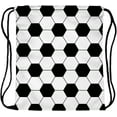 thumbnail image 2 of czcpp-Drawstring Backpack Bag Sport Gym Sackpack Volleyball Christmas Gifts for Kids, Soccer Ball,, 2 of 4