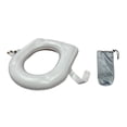 thumbnail image 2 of Cojín de soporte de inodoro inflable, cómoda inflación de aire de asiento de inodoro para el inodoro para hotel, pacientes con discapacidad, 2 of 8