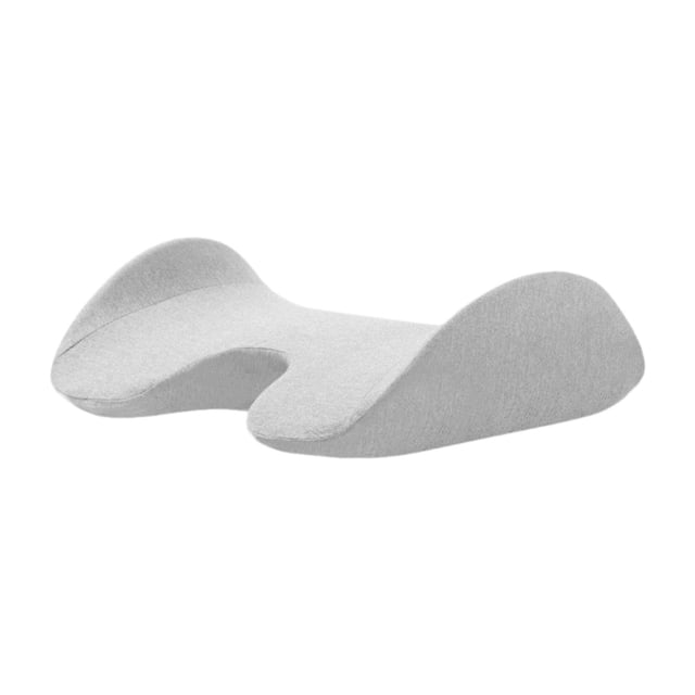 TISHITA Lumbar Support Pillow for Bed Back Wedge Pillow Portable Back Support Pillow Light Gray