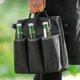 thumbnail image 5 of Estante trasero para bicicleta shamjiam bolsa contenedora para bebidas portavaso hervidor bicicleta de ciclismo de doble cara Negro, 5 of 9