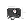 thumbnail image 3 of 100PSI Portable Car Tire Inflator 12V Air Compressor, Digital Pressure Gauge Fast Inflation Pump, 9.8FT Power Cord LED Light Universal for Car SUV Motorcycle Bike Ball, 3 of 9