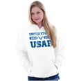 thumbnail image 4 of US Air Force Classic USAF Logo Unisex Plus Size Hoodie Brisco Brands 3X, 4 of 5