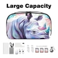 thumbnail image 3 of Rhinoceros Waterproof Oxford Fabric Storage Pouch for Electronic Devices - Cord Organizer, Hard Drive Bags, Canvas Storage Box Small, Charger Cord Organizer - 5.9x9.44x3.14 in, 3 of 6