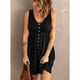 thumbnail image 4 of Vestido corto sin mangas con cuello en V, vestido corto para mujer, vestido con cuello en V para mujer, vestido sin mangas con cuello en V, diseño fácil de usar, 4 of 5