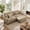 93.7 Inch Camel, variant on Amuille 93.7" Modular Sectional Sofa Velvet L Shaped Cloud Couch, 2-Seat Deep Seat Sofa for Living Room, with 4 Pillows, Cream