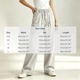 thumbnail image 3 of GUACER Drawstring Wide Leg Jeans for Women Casual High Waisted Stretch Loose Comfy Denim Pants with Pockets, 3 of 6