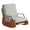Corduroy-Grey, variant on Furniliving Rocking Chair, Upholstered Nursery Rocking Chair with Footrest, High Backrest, Thick Cushion Glider Rocker Accent Chair, Comfy Armchair for Living Room, Bedroom, Nursery, White